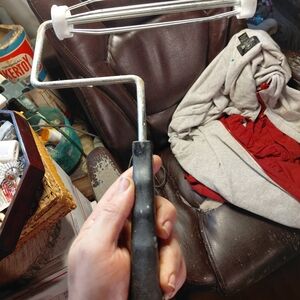 Ergonomic Black Paint Roller Handle